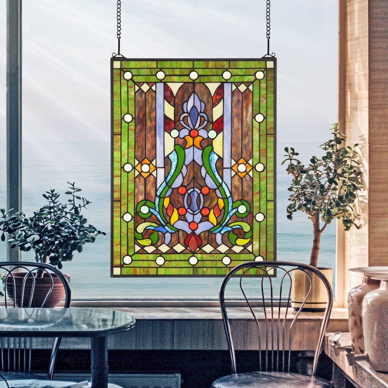 Design Toscano Brasserie Julien Stained Glass Window Panel Wayfair